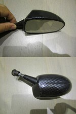 SPECCHIETTO RETROVISORE DESTRO CON DISEGNO IN CARBONIO X APRILIA RS125 