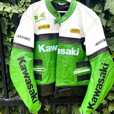 Kawasaki Giacca di Pelle per