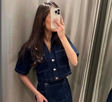 Zara camicia jeans donna - jeans,