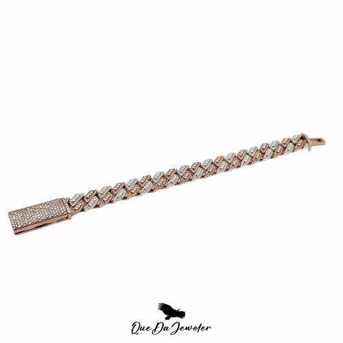 Bracciale maglia cubana mm - 13,