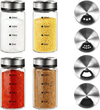4 Pz Barattoli per Spezie in