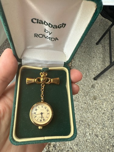 Orologio vintage claddagh con - orologio,