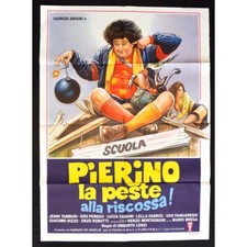 manifesto PIERINO LA PESTE ALLA RISCOSSA scuola ariano jenny tamburi A275