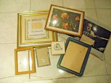 CORNICI VARIE CORNICETTE LOTTO STOCK 8 PEZZI