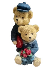 COPPIA DI ORSO CON FIORI E