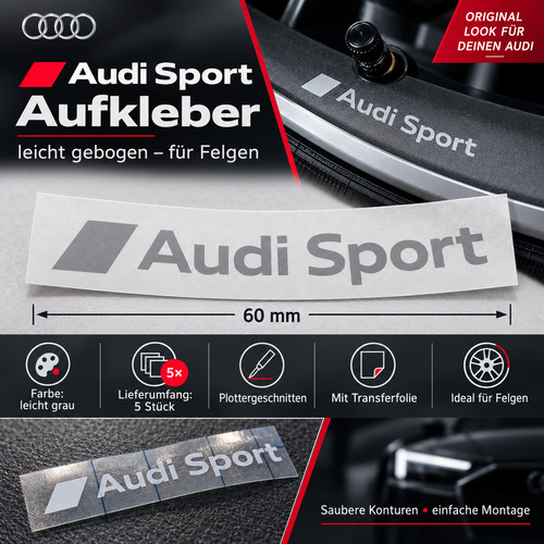 Adesivi audi sport cerchi - sport,