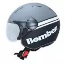 CASCO JET BOMBER COLORE NERO