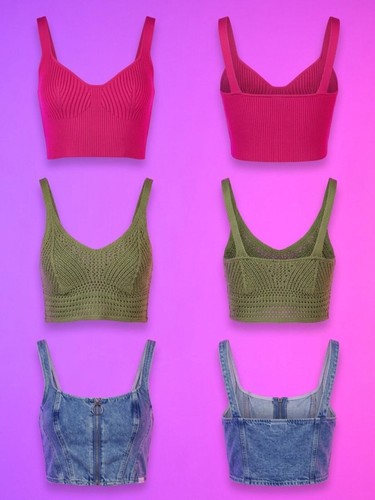 Pacchetto crop top power trio - crop,