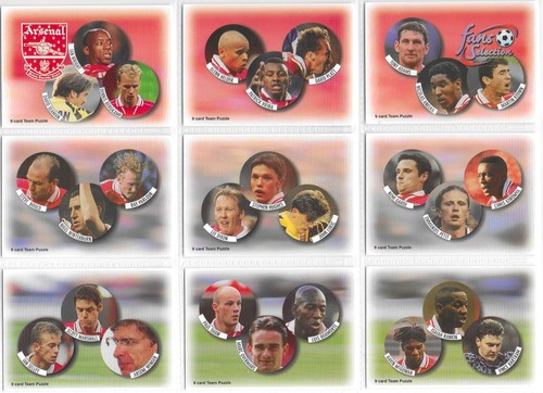 Futera arsenal 1997 - futera, 1997/98