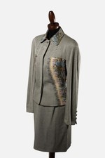 Gattinoni Tempo Women's Jacquard Suit TG42