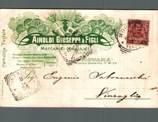Novara Airoldi Giuseppe Meccanici Idraulici F. piccolo  spedita