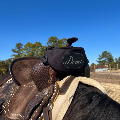 Personalized horse saddle bag - personalized,