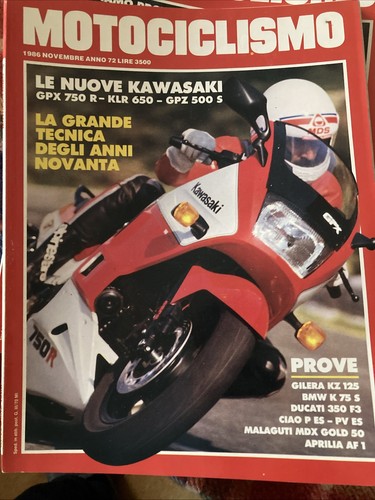 Motociclismo 1986 novembre - motociclismo,