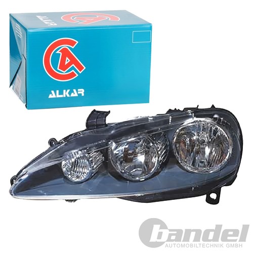Faro alkar nero destro - h7/h1,