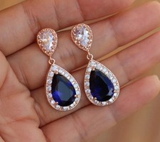 Lab Created Blue Sapphire 3Ct