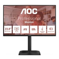 Aoc Monitor 23,8" ( IPS 1920x1080 FULL HD 120Hz ) PROFESSIONAL Pivot Black 24E4U