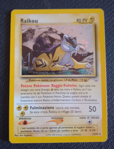 Pokémon raikou neo - -,