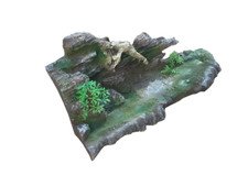 Decorazione acquario terrario