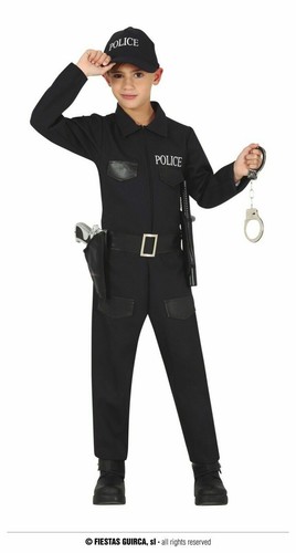 Costume poliziotto con pistola - costume,