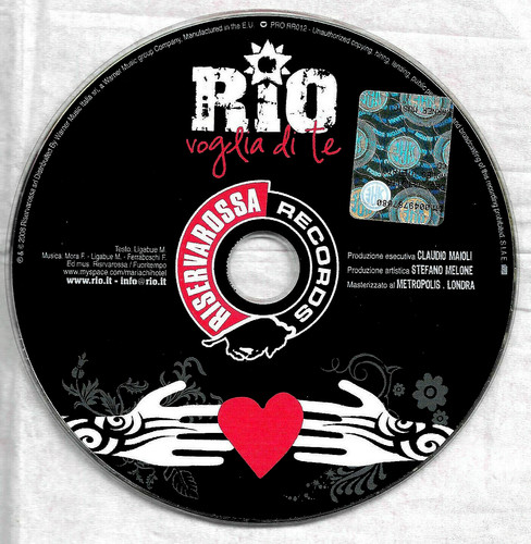 Rio voglia cd singolo - cd,