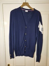 Moncler Gamme Bleu Maglia Tricot Cardigan Uomo UK Taglia XL