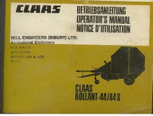 Claas rotopressa rotellante - claas,