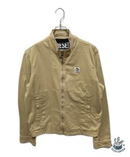 DIESEL Logo patch biker jacket