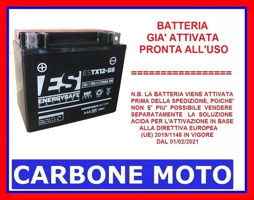 Batteria energysafe ytx12 - energysafe, ytx12-bs