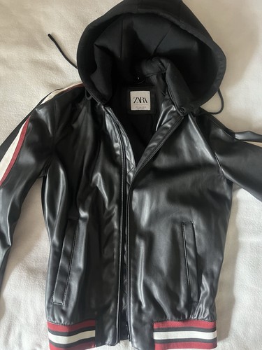 Zara giubbotto bomber ecopelle - bomber,