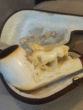 Antica pipa in schiuma di mare