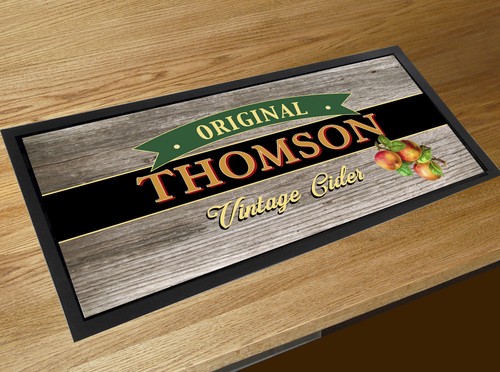 Bar runner mat personalised - runner,