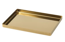 IKEA STOCKHOLM 2025 Vassoio, Colore Ottone, 28x20 cm, 11 1/32"x7 7/8", NUOVO