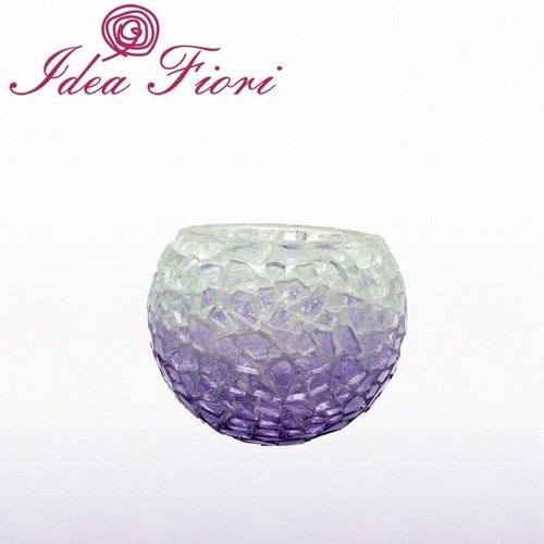 Vaso sferico vetro sfumato - vaso,