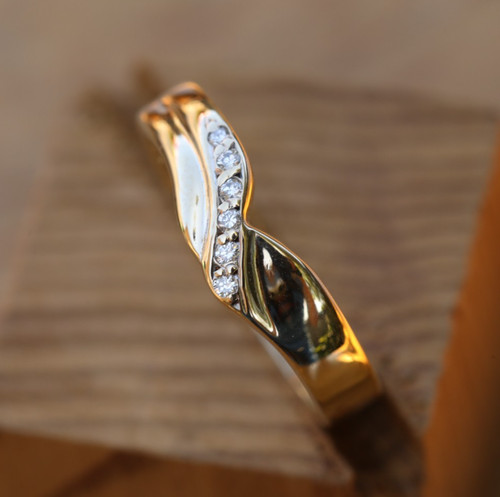Anello croce oro giallo 9ct - croce,