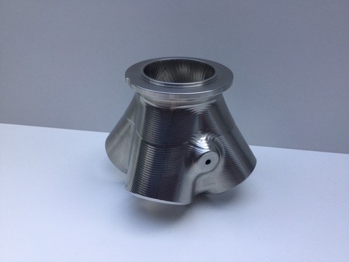 Collettore cnc turbo - collettore, v-band