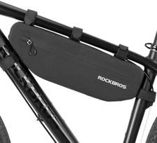 ROCKBROS Borsa Bici Telaio Impermeabile Borsa Telaio Borsa Triangolare Nera 3L
