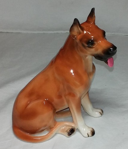 Statuina cane alano vintage