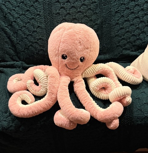 Peluche polpo gigante - gigante, rosa