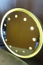 specchio vintage retroilluminato tipo Rimadesio Hollywood