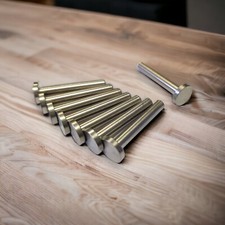 LUNDIA Perni per mensole - Acciaio inossidabile, 30 mm (nuovi, scaffalature, ripiani, viti)