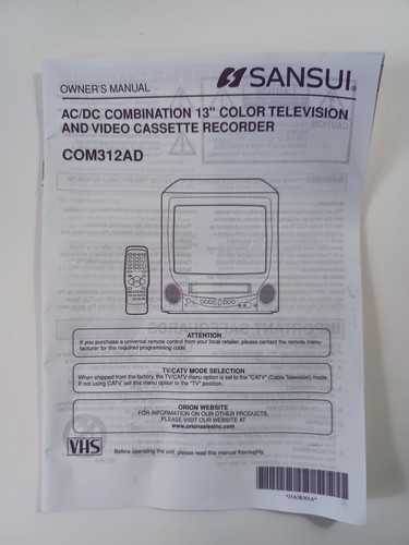 Sansui manuale uso - sansui, d'uso