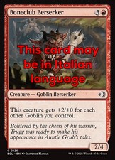 Mtg boneclub berserker - mtg,