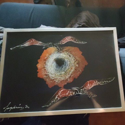 Quadro tecnica mista firmato - mista,