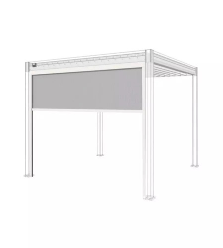 Tenda laterale per pergola - tenda,