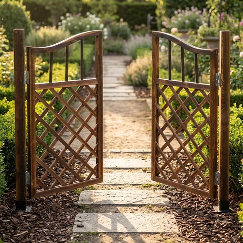 Cancello giardino legno - cancello,