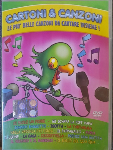 Cartoni canzoni dvd - e, raro