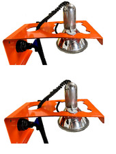 ❤️❤️  2 Applique Vintage SPACE AGE LAMPADE PARETE DESIGN  EZIO DIDONE ARTELUCE