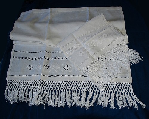 Asciugamani coppia lino - asciugamani, •