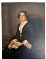 Grande Quadro Antico Ritratto