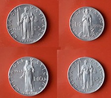Lire 1952 vaticano 2 - 1952, +